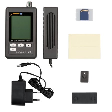 Pce Instruments CO2 / Humidity / Temperature Datalogger, 0 to 4000 ppm PCE-AQD 10
